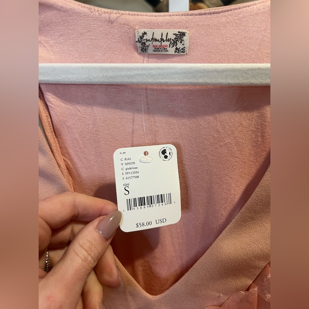 NWT Free People Paper Plates Bodysuit - Picture 8 of 9